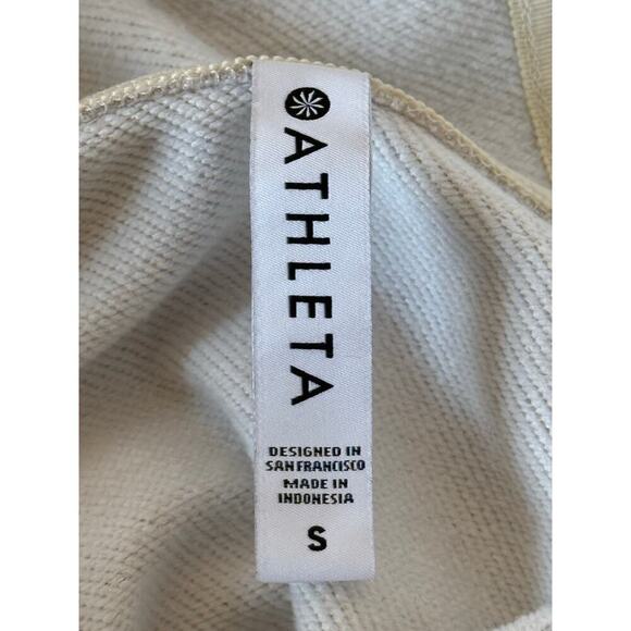 Athleta Mala Hoodie Dress, Light Oatmeal Heather SIZE S - Picture 13 of 13